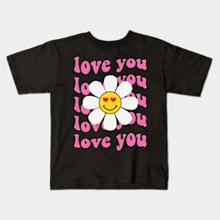 Trendy Retro Valentine's Day Gift for Women Girls Teens Kids T-Shirt